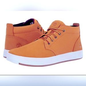 TIMBERLAND Davis Square Chukka Mid Top Leather Sneakers Shoes Choosing Size 11.5